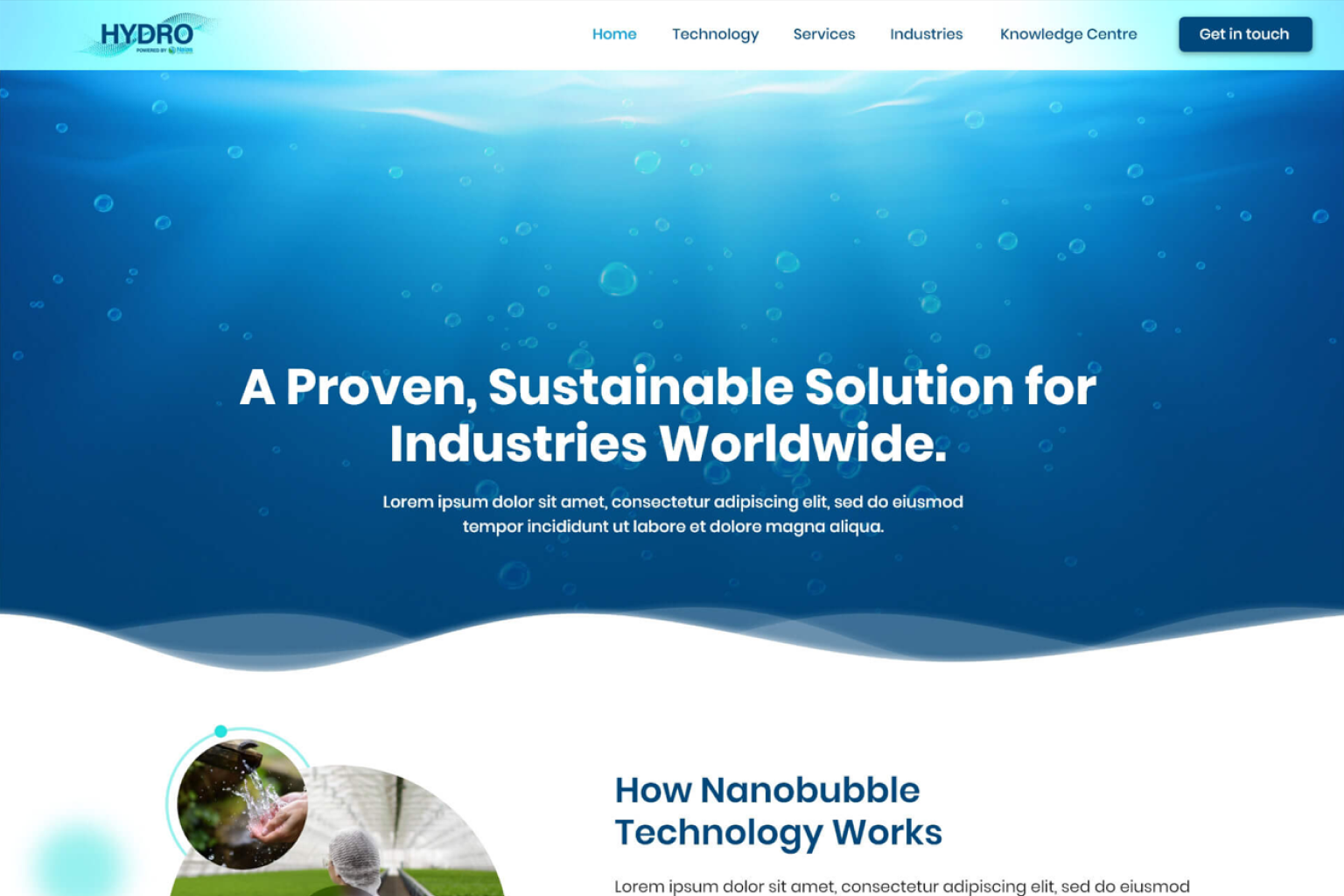 Hydro — Nanobubble Technology