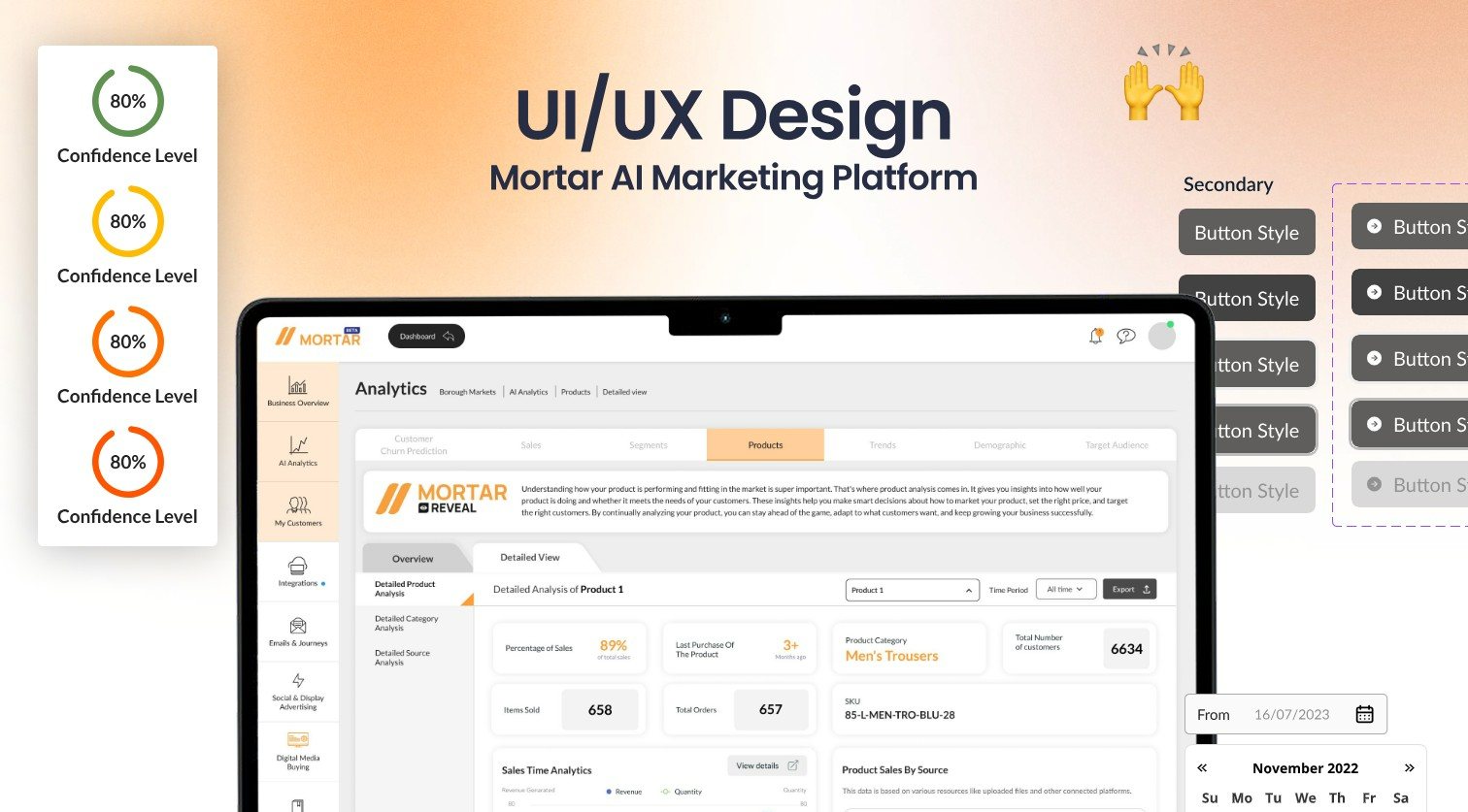 Mortar AI Marketing Platform — overview, role and responsibilities