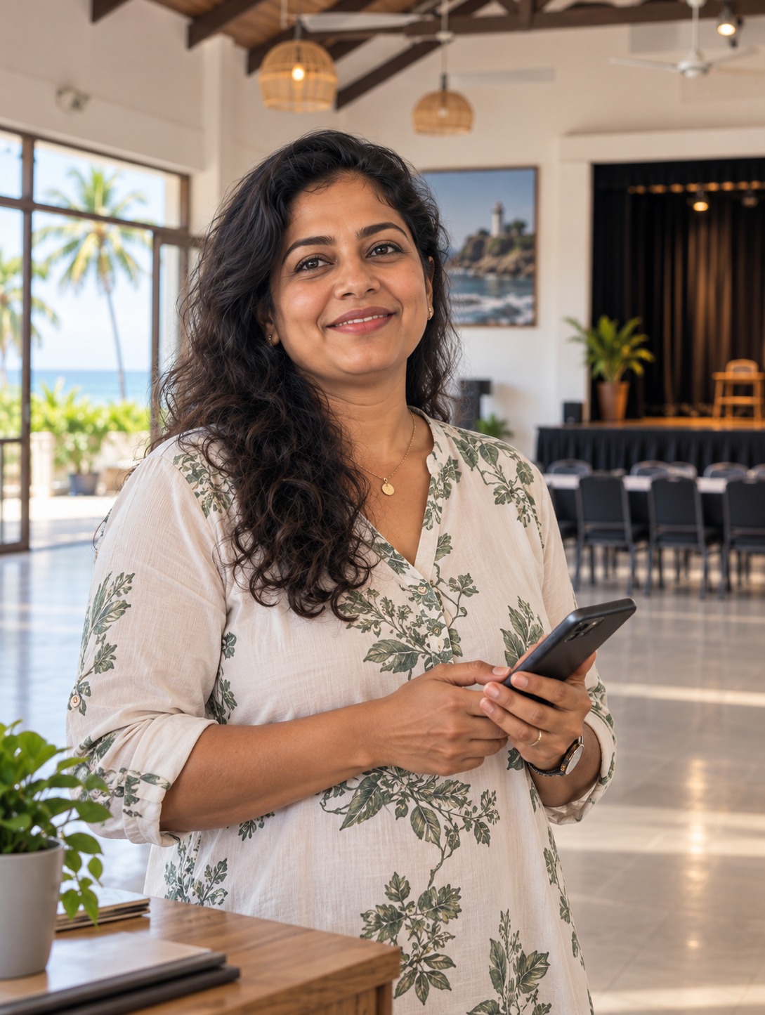 Ruwani — venue owner persona portrait